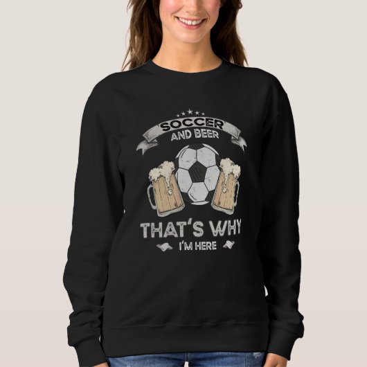 Soccer Jokes Beer Enthusiast Artwork Quotes Trui (Voorkant)