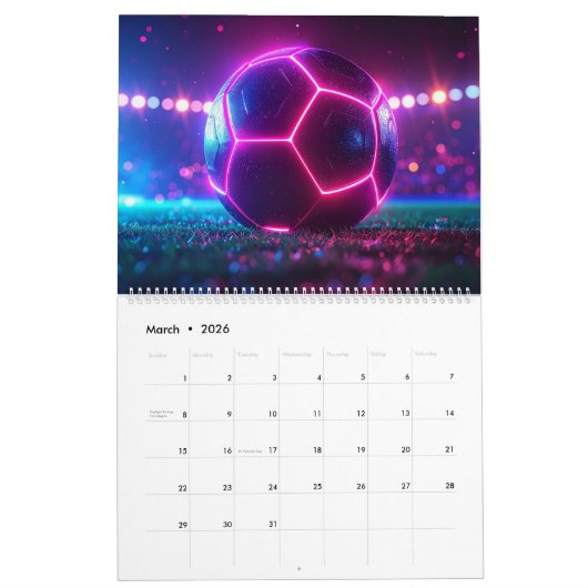 SOCCER KALENDER (Mar 2026)