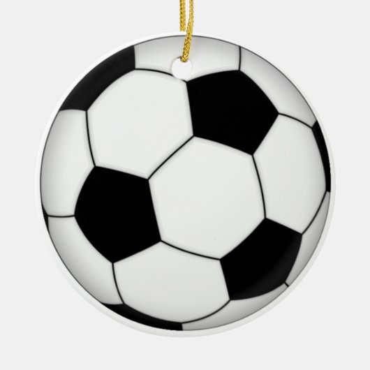SOCCER KERAMISCH ORNAMENT (Voorkant)