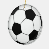 SOCCER KERAMISCH ORNAMENT (Links)