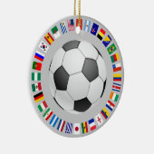 SOCCER KERAMISCH ORNAMENT (Rechts)