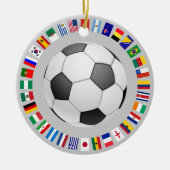 SOCCER KERAMISCH ORNAMENT (Voorkant)