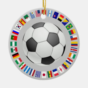 SOCCER KERAMISCH ORNAMENT
