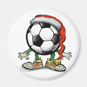 Soccer Kerstmis Magneet