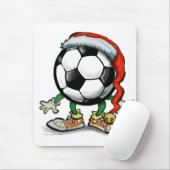 Soccer Kerstmis Muismat (Met muis)