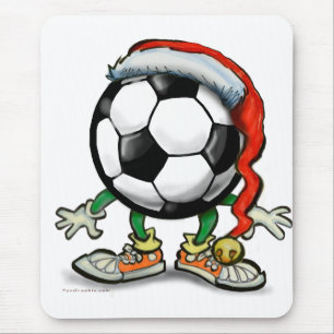 Soccer Kerstmis Muismat