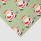 Soccer Kerstmis Tissuepapier (Detail)