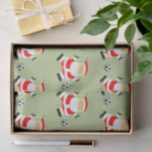 Soccer Kerstmis Tissuepapier (Geschenk)