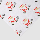 Soccer Kerstmis Tissuepapier (Detail)