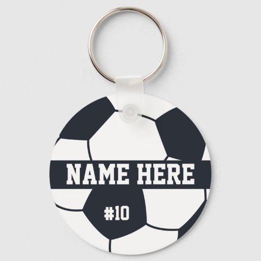 Soccer Keychain Player Team Futbol Sports Gifts (Voorkant)