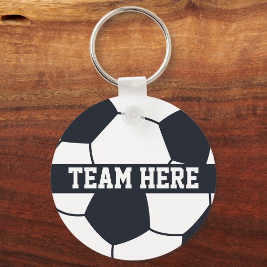 Soccer Keychain Player Team Futbol Sports Gifts (Achterkant)