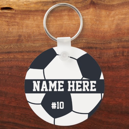 Soccer Keychain Player Team Futbol Sports Gifts (Voorkant)