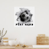 Soccer Kick Poster (Keuken)