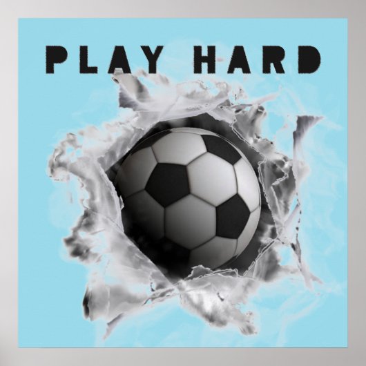 Soccer Kick Poster (Voorkant)