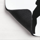 Soccer Kick Silhouette Muismat (Hoek)