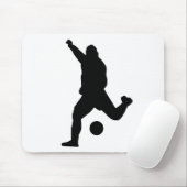 Soccer Kick Silhouette Muismat (Met muis)