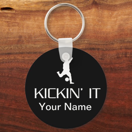 Soccer Kickin IT Sleutelhanger (Voorkant)