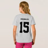 Soccer Kicks - Donkergroen T-shirt (Achterkant volledig)