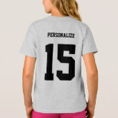 Soccer Kicks - Donkergroen T-shirt (Achterkant)