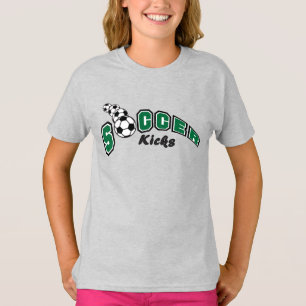 Soccer Kicks - Donkergroen T-shirt