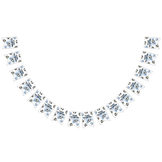 Soccer kids first birthday party  vlaggetjes (Alle)