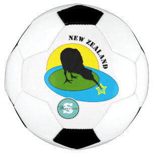 Soccer Kiwi Bird & New Zealand Sports  Voetbal