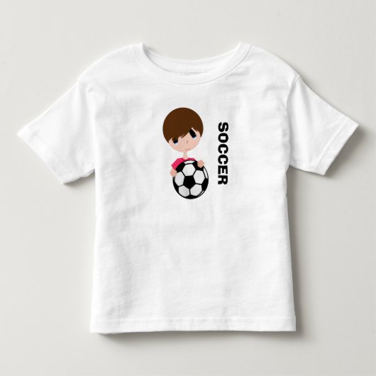 SOCCER! Kleuter jersey T-shirt (Voorkant)