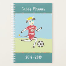 Soccer koe kind schoolplanner