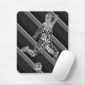 Soccer Languers Typografie Muismat (Met muis)