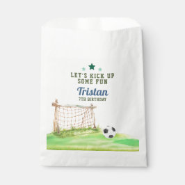 Soccer “Let’s Kick Up Some Fun” Any Age Birthday Bedankzakje