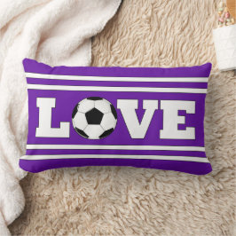 Soccer LOVE Custom Colors Cute Sports Player Kussen