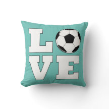 Soccer LOVE Soccer Player Custom Colors Fan