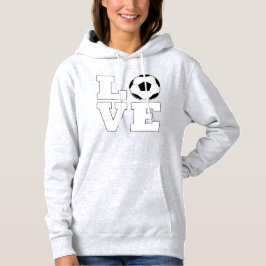 Soccer LOVE Sute Soccer Player Sports Hoodie