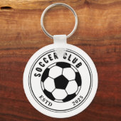 Soccer Lover Personalize Sleutelhanger (Voorkant)