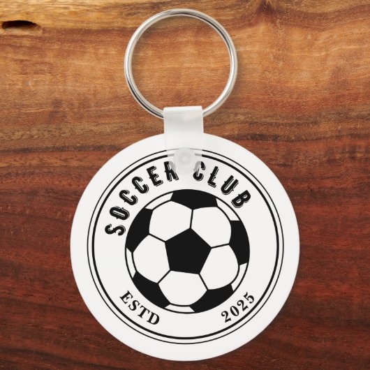 Soccer Lover Personalize Sleutelhanger (Voorkant)