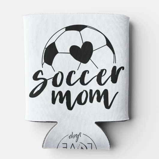 Soccer Ma Heart Ball Blikjeskoeler (Achterkant)