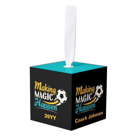 Soccer Making Magic Decoratie (Voorkant hoekig)