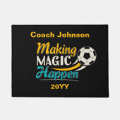 Soccer Making Magic Deurmat (Voorkant)