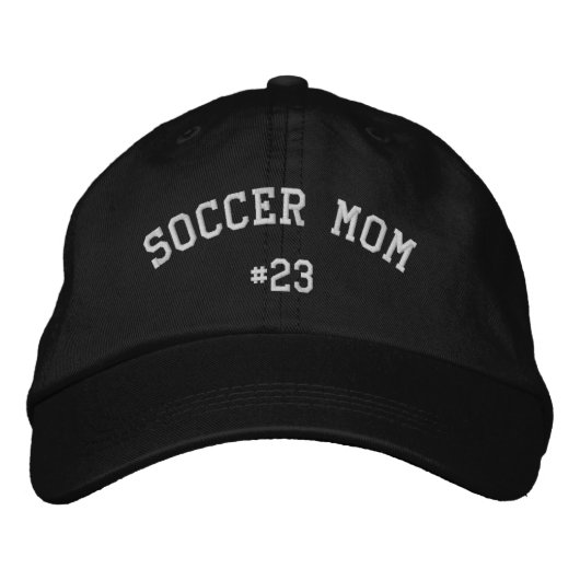 Soccer Mam Cute Embroided Pet (Voorkant)