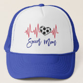 Soccer Mam Heartbeat Trucker Pet (Voorkant)
