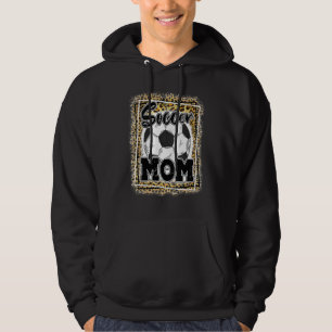Soccer Mam Leopard Sport Ball Mam Moederdag Hoodie