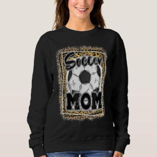 Soccer Mam Leopard Sport Ball Mam Moederdag Trui