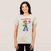 Soccer Mam Life Tri-Blend Shirt (Voorkant volledig)