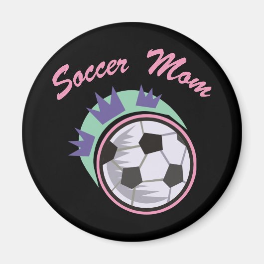 Soccer Mam Magnets Magneet (Voorkant)