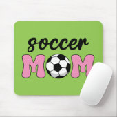 Soccer Mam Moederdag Muismat (Met muis)