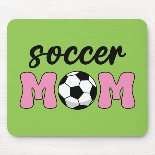 Soccer Mam Moederdag Muismat (Voorkant)