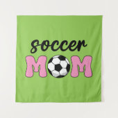 Soccer Mam Moederdag Wandkleed (Voorkant)