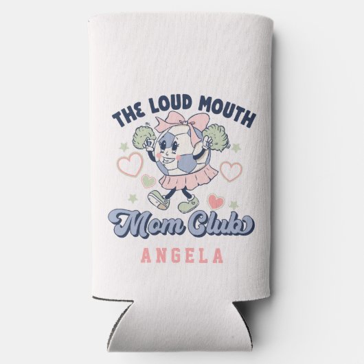 Soccer Mam Persoonlijke Seltzer Koelbox Seltzer Blikjeskoeler (Achterkant)