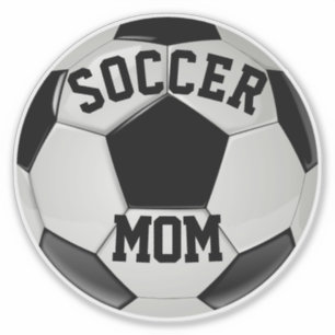 Soccer Mam Realistisch Voetbal Sticker