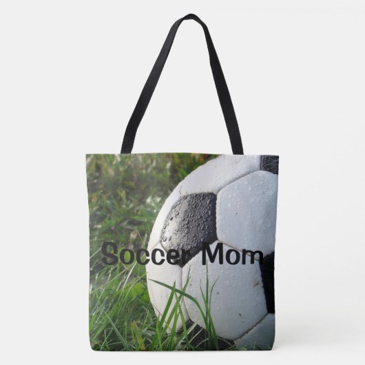 Soccer Mam Sports Shopping Canvas tas (Voorkant)